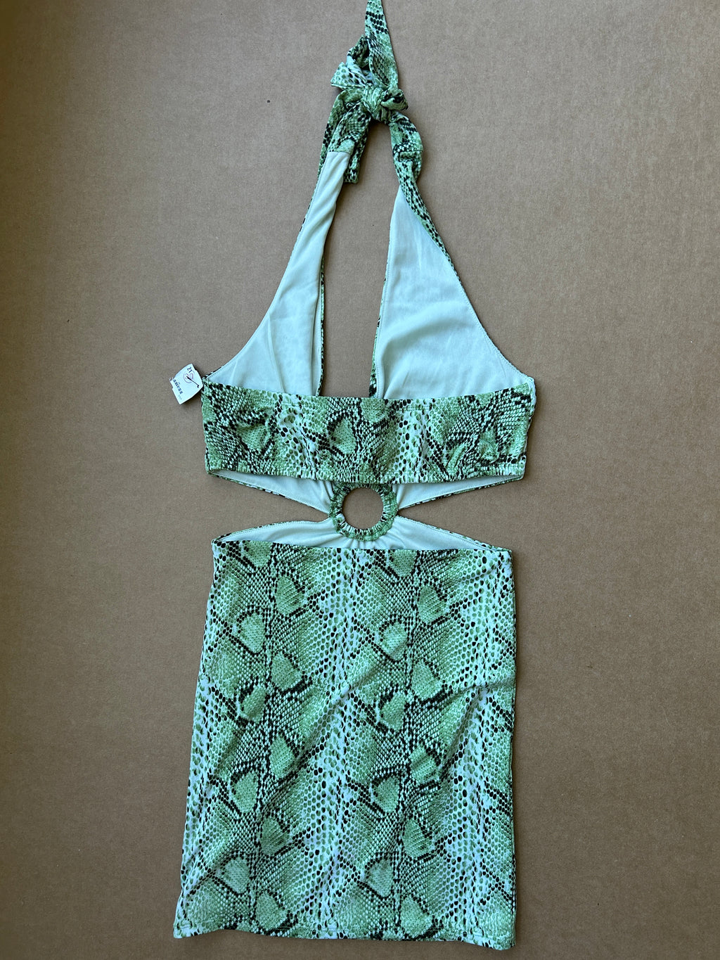 Viper Snakeskin Dress