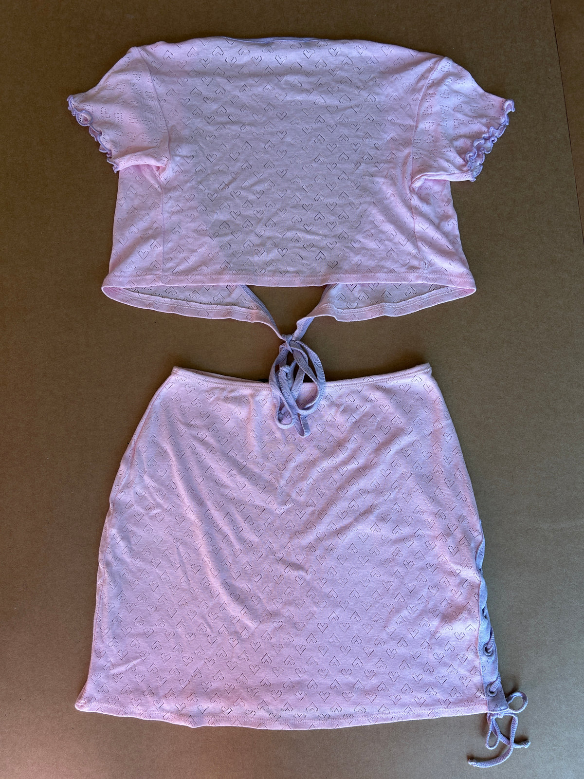 Jaded London Pastel Pink Heart Set