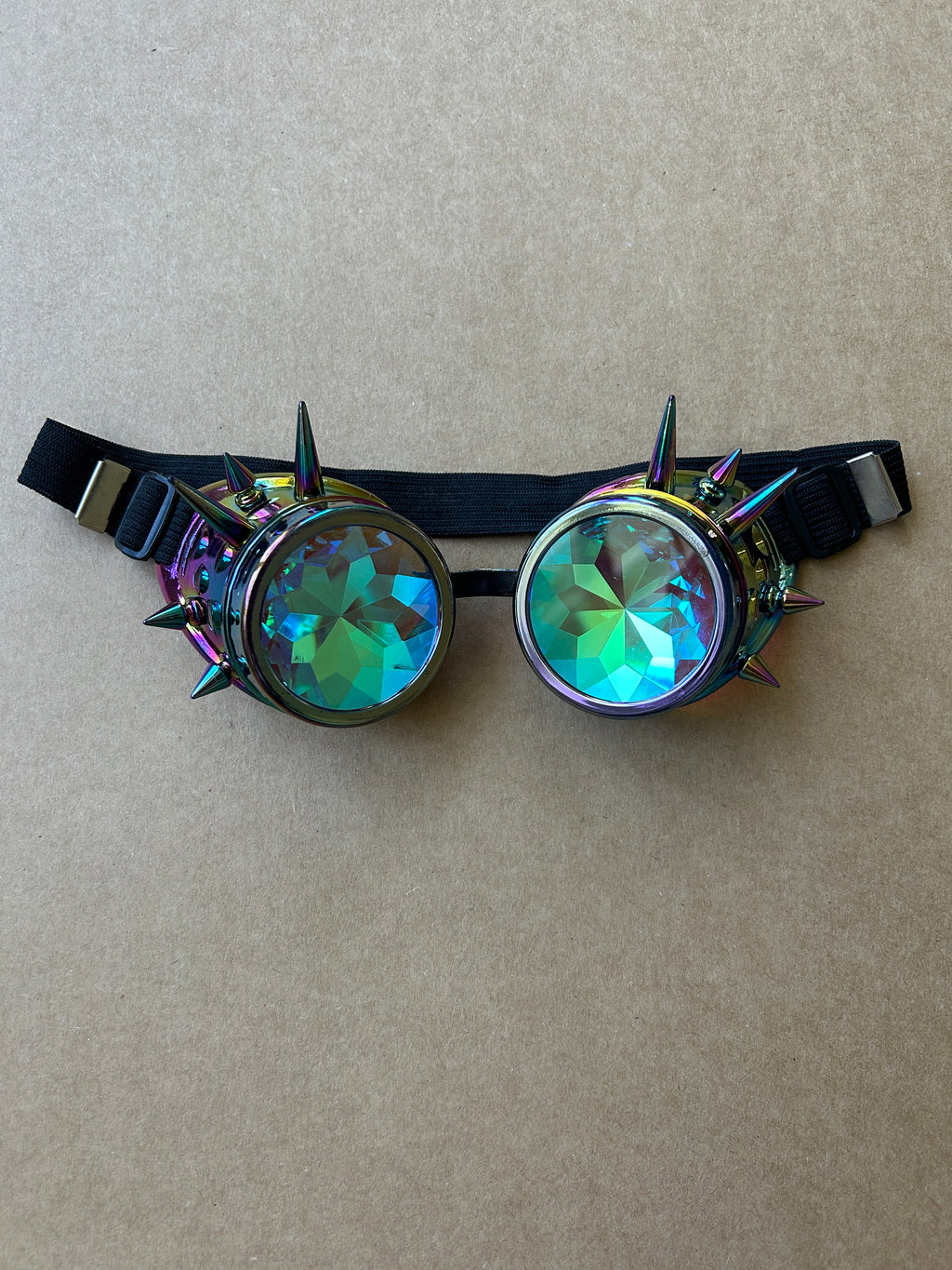 Spiked Kaledioscope Goggles