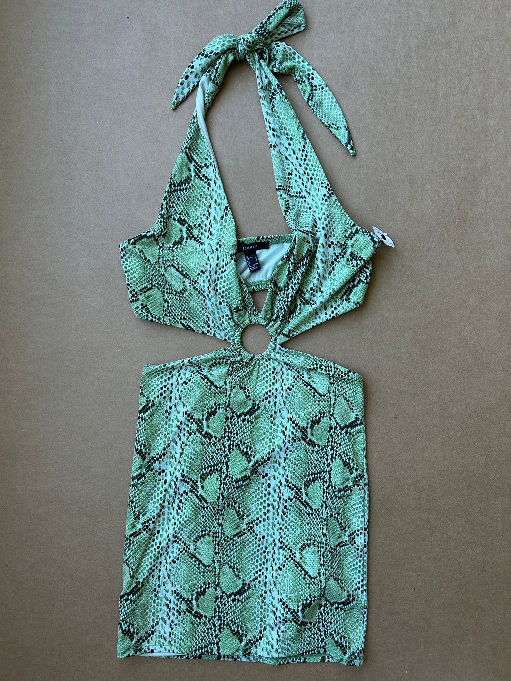 Viper Snakeskin Dress