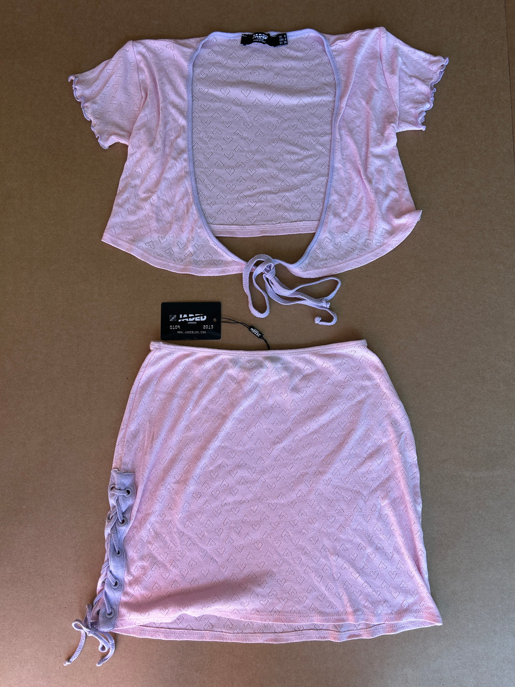 Jaded London Pastel Pink Heart Set