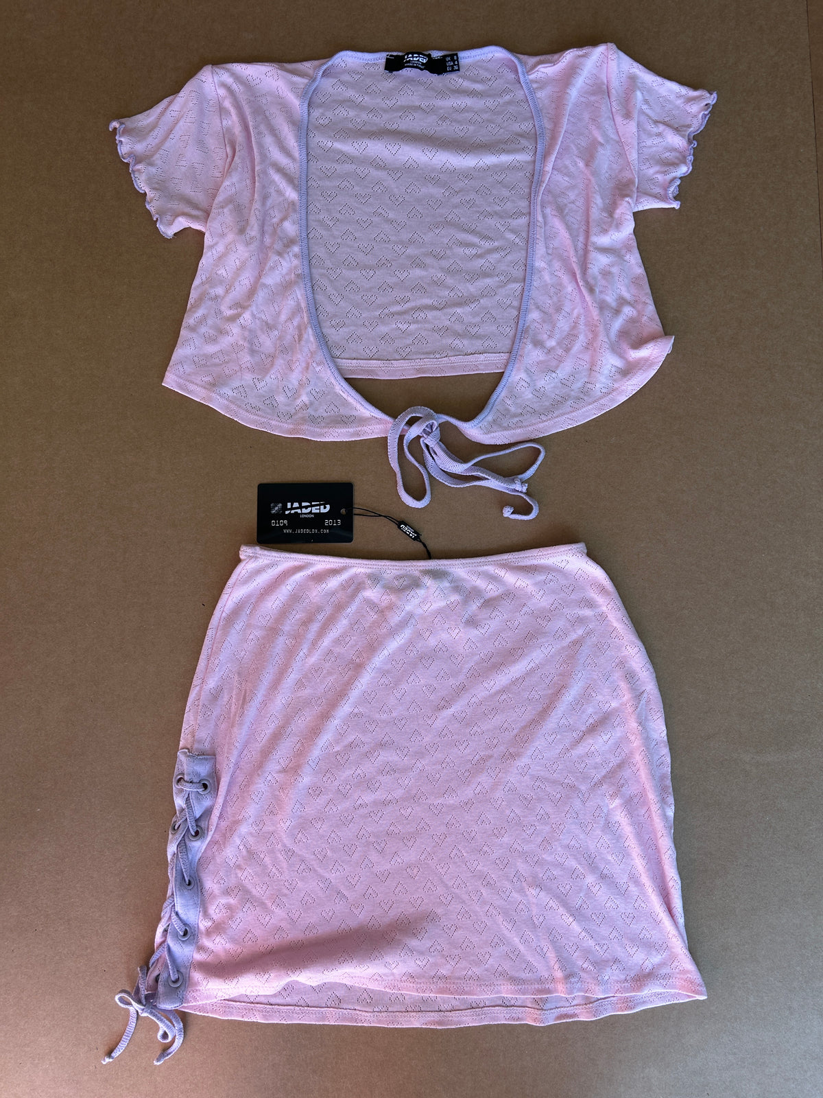 Jaded London Pastel Pink Heart Set
