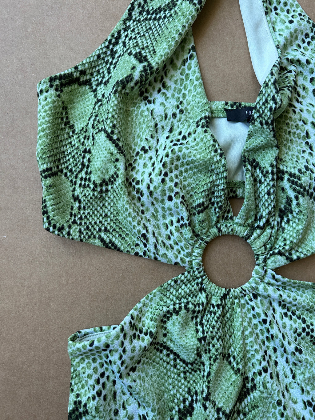 Viper Snakeskin Dress