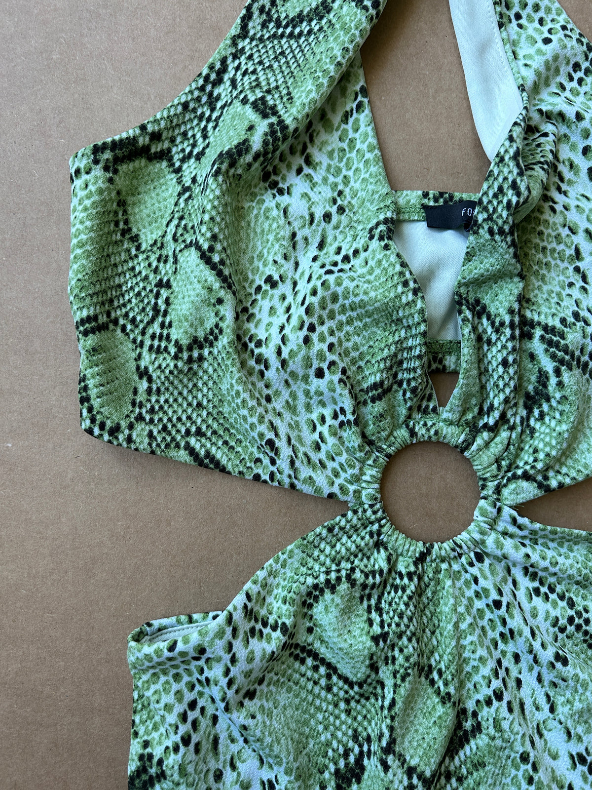 Viper Snakeskin Dress