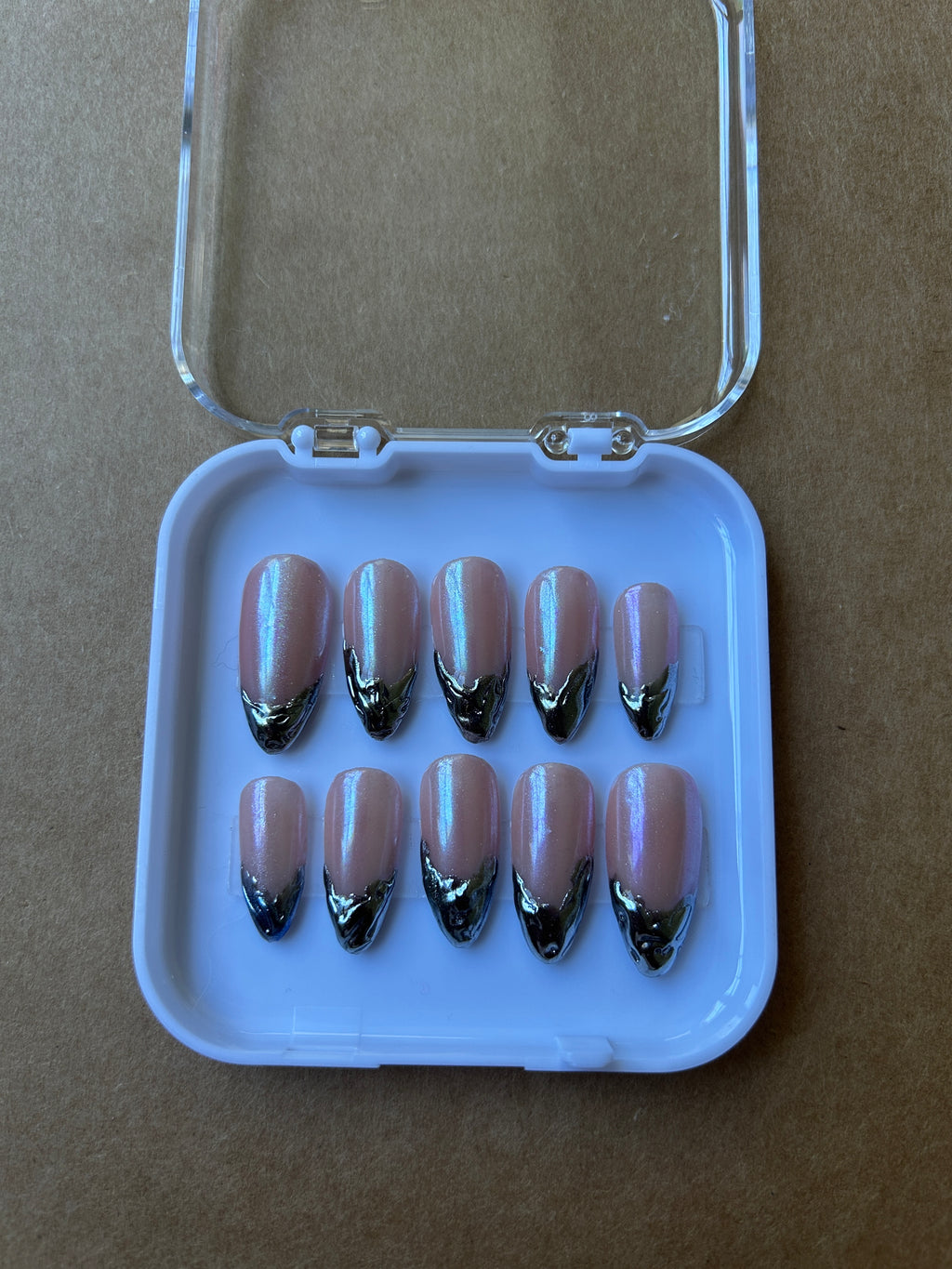 Liquid Chrome Press Ons