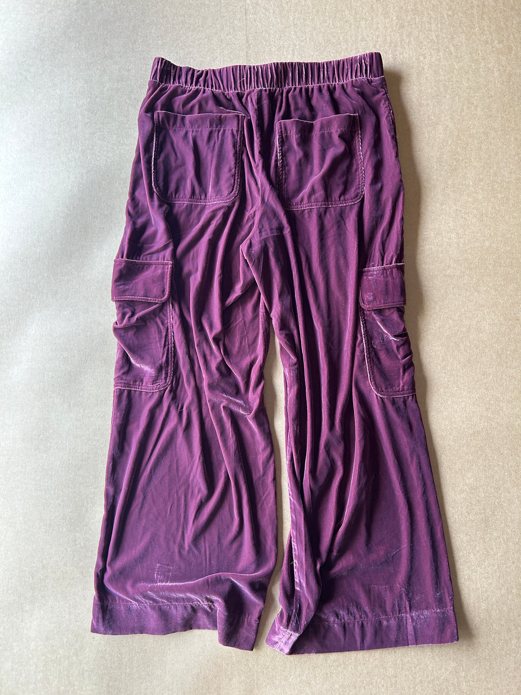 Purple Velvet Cargos
