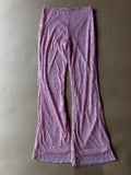 Pink Sequin Flare Pants