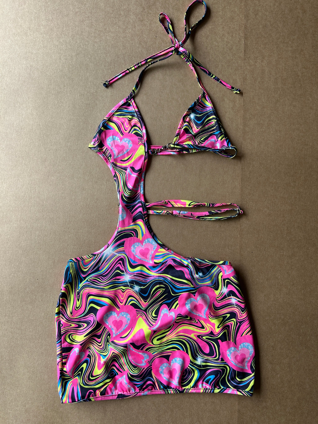 Psychedelic Swirl Monokini