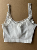Urban Outfitters White Lace Tank
