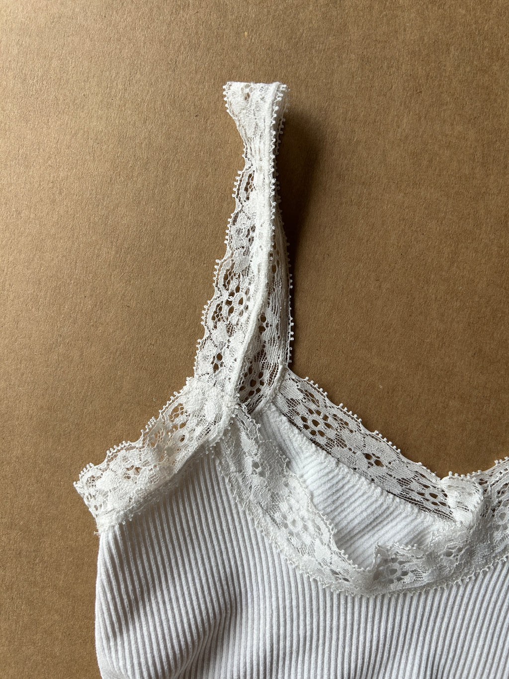 Urban Outfitters White Lace Tank