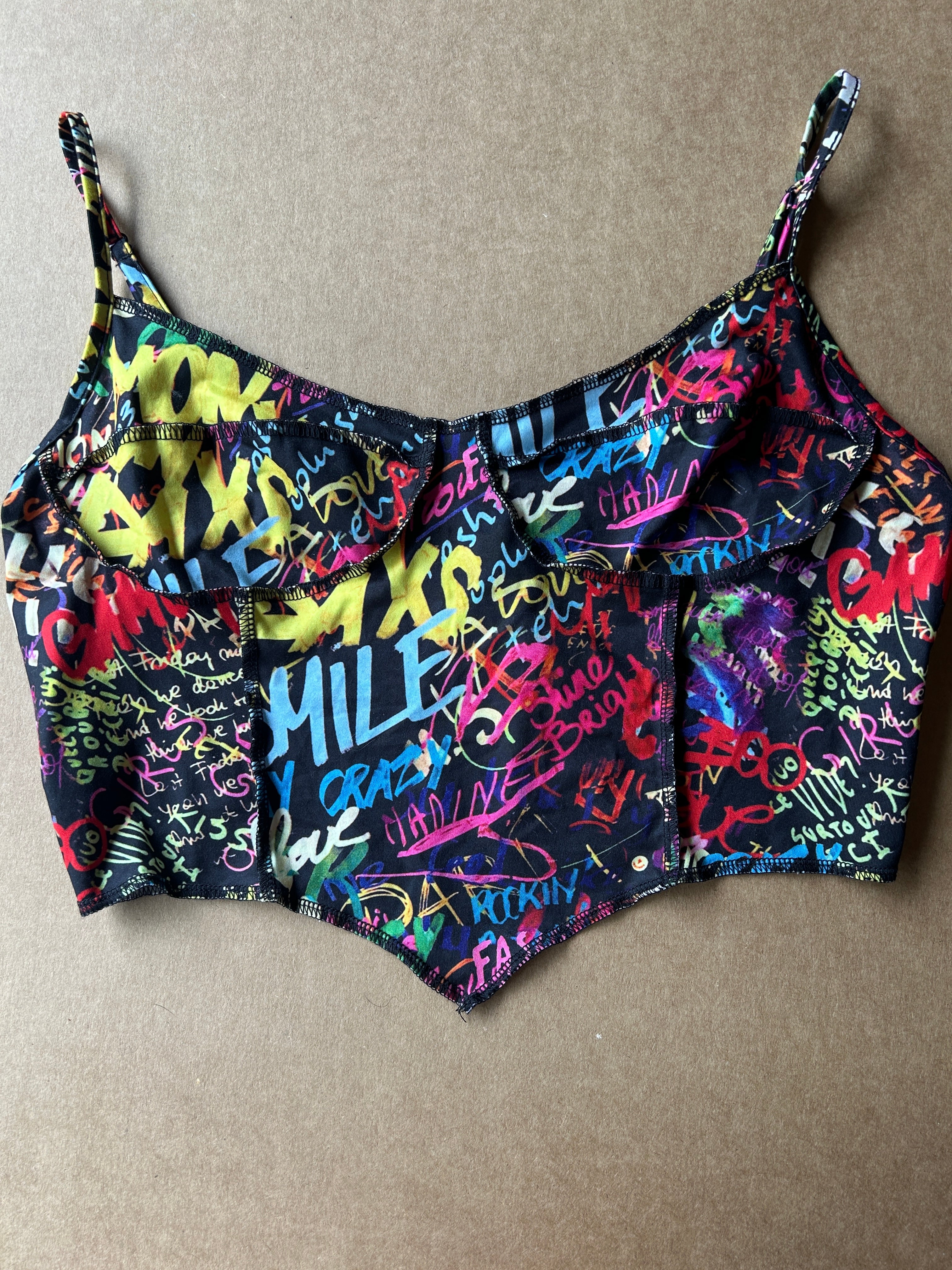 Graffiti Crop Top