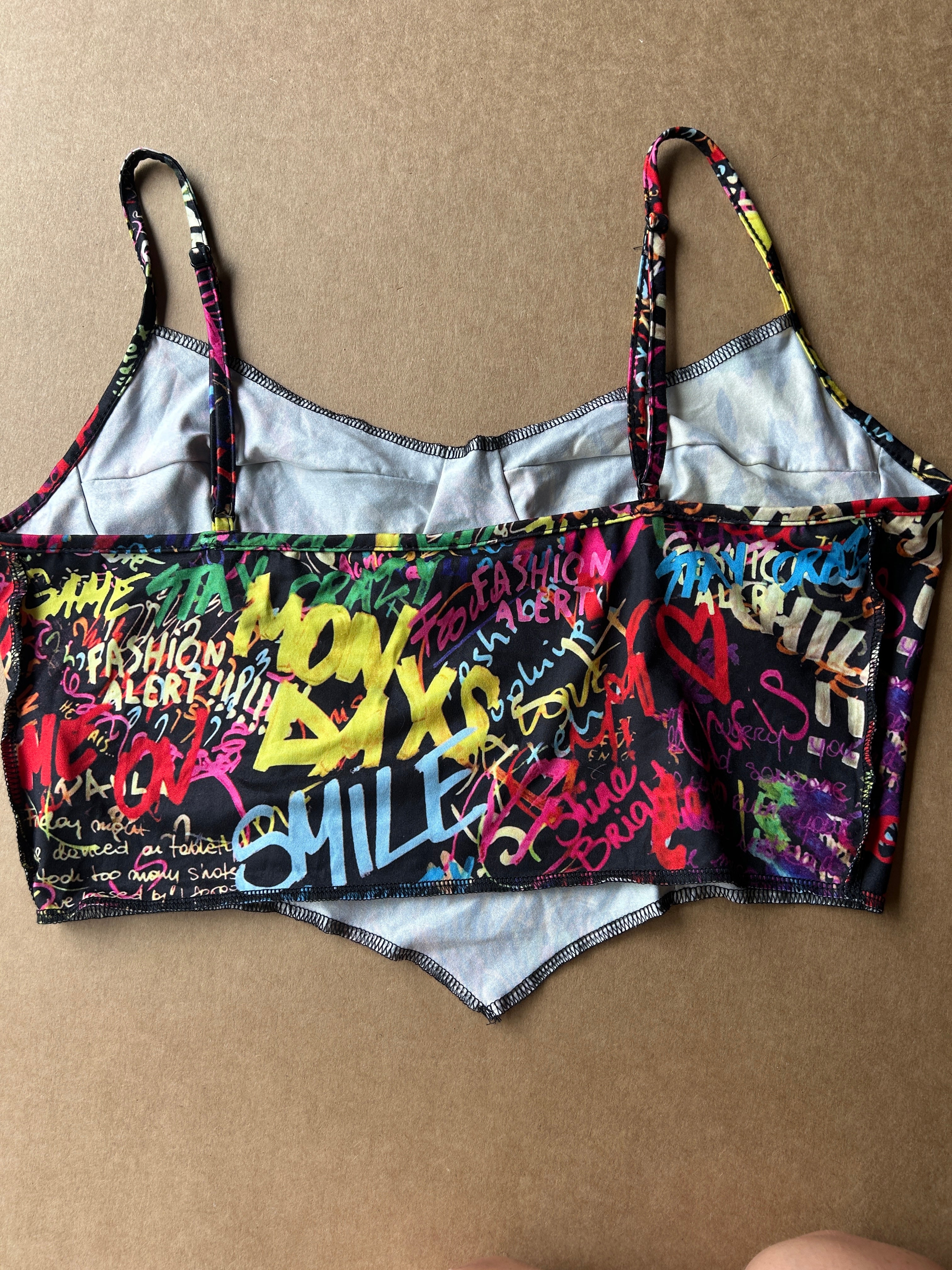 Graffiti Crop Top