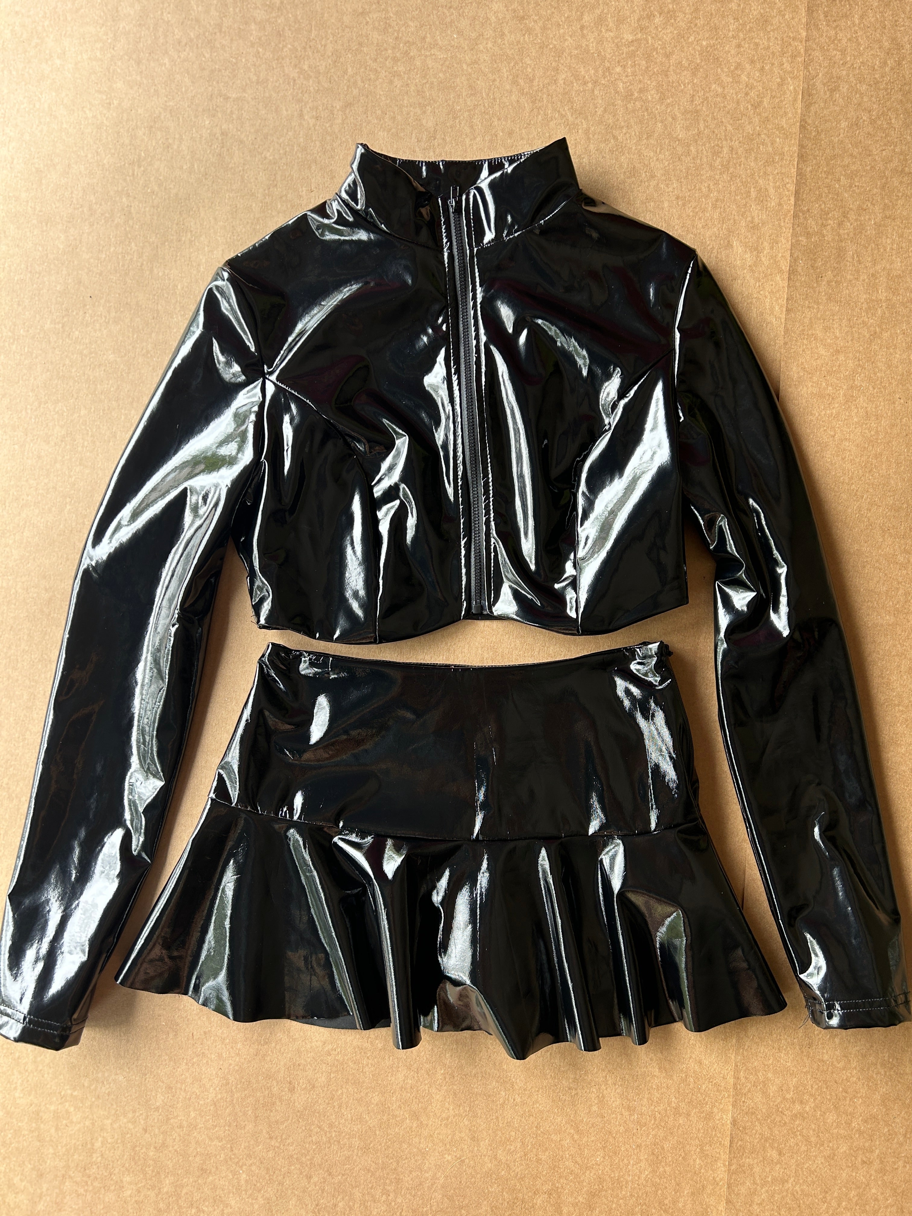 Shiny Latex 2 pc set