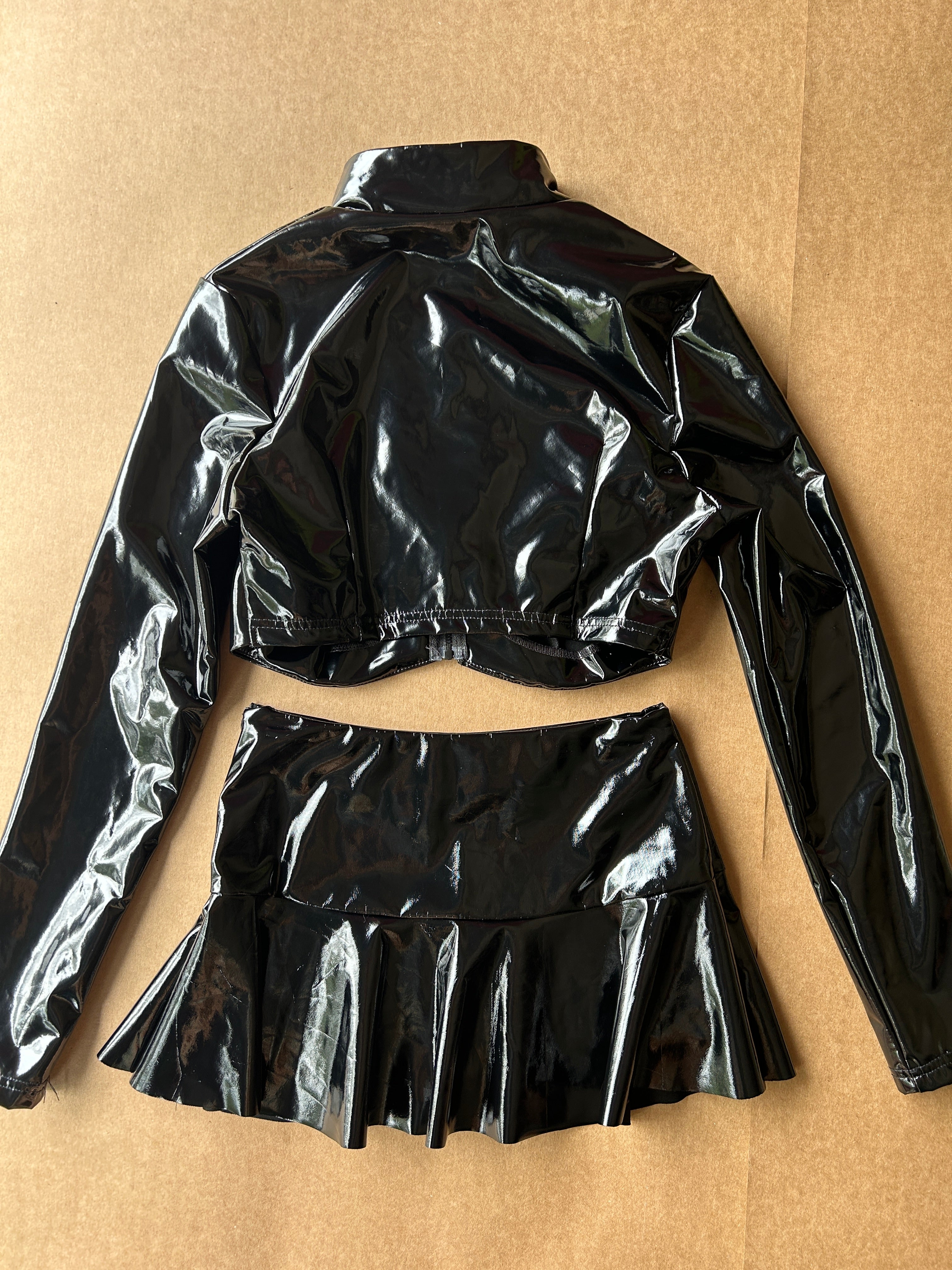 Shiny Latex 2 pc set