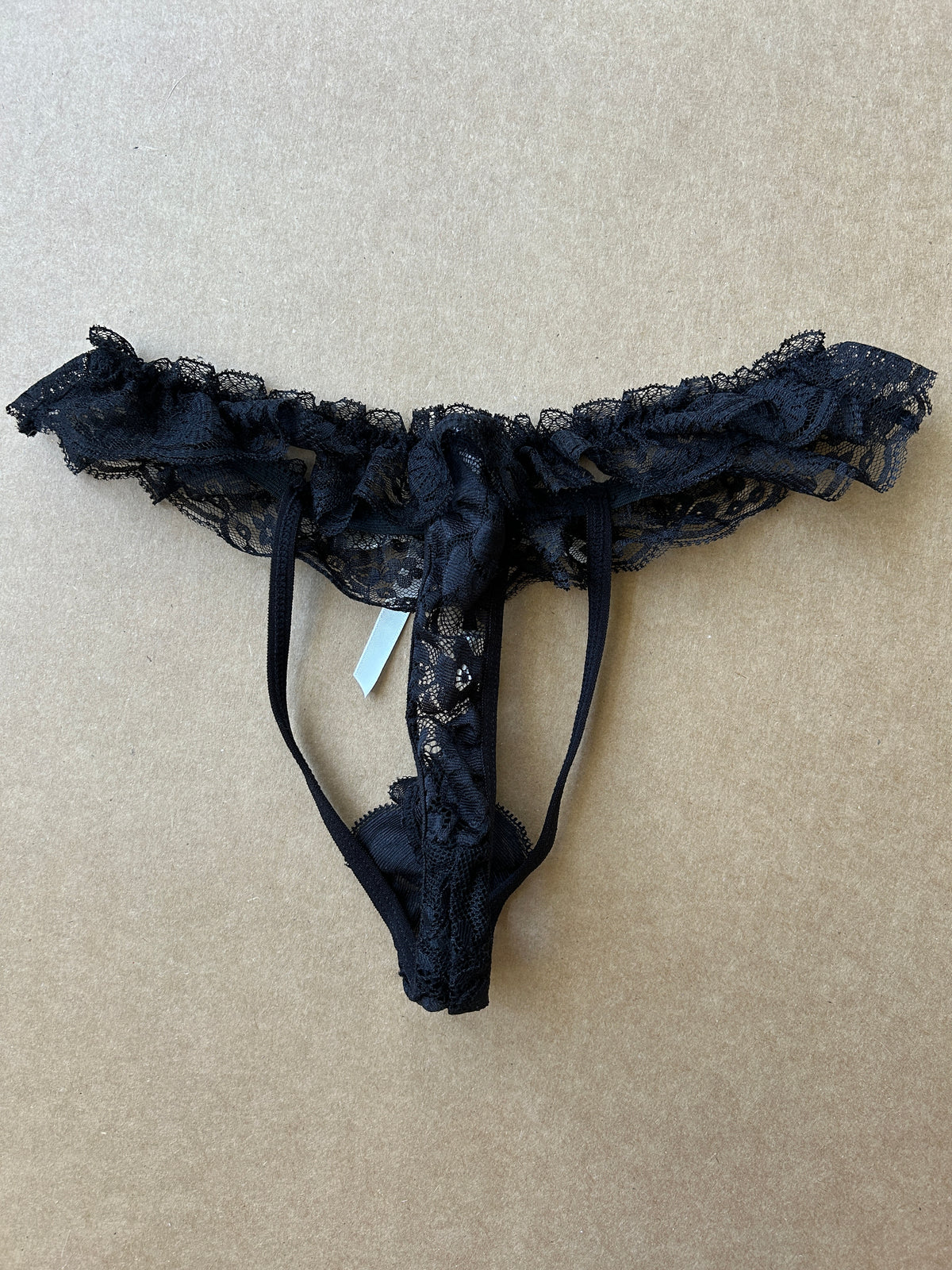 Pearl Lace Thong