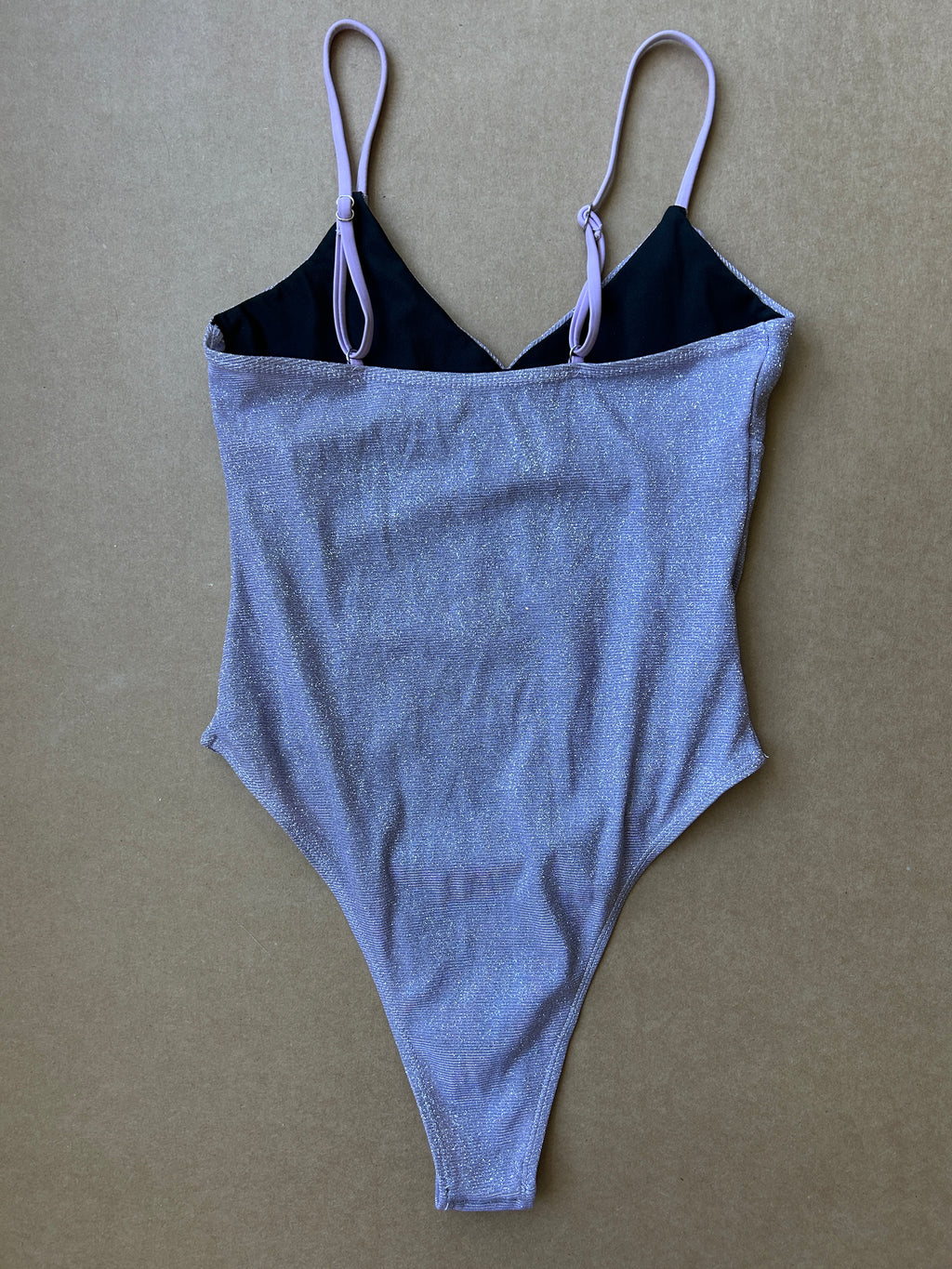 Purple Glitter Bodysuit