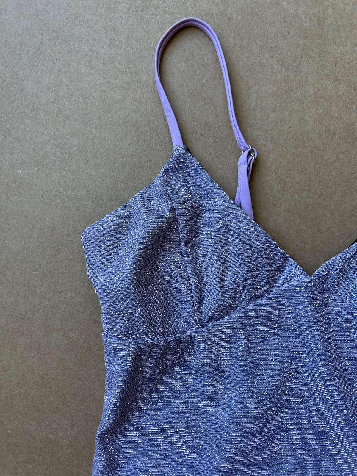 Purple Glitter Bodysuit