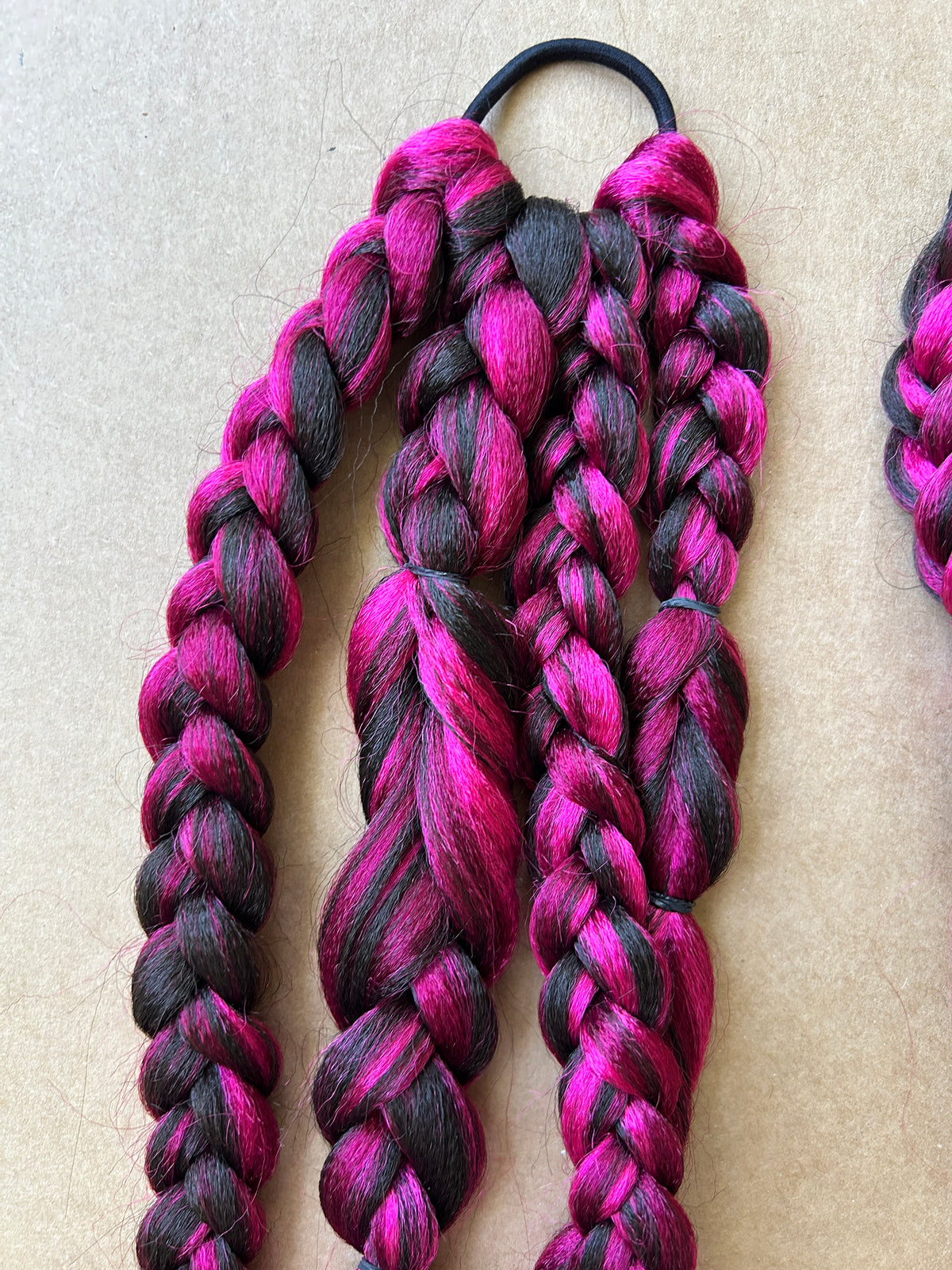 Brown & Pink Braids