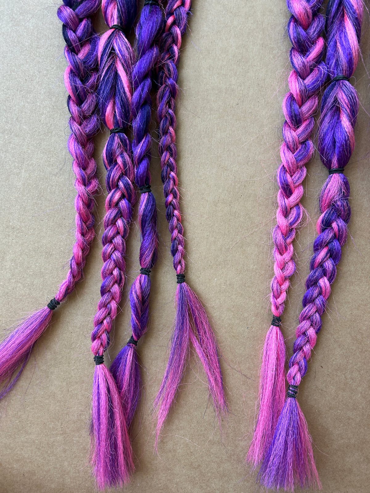 Pink & Purple Braids