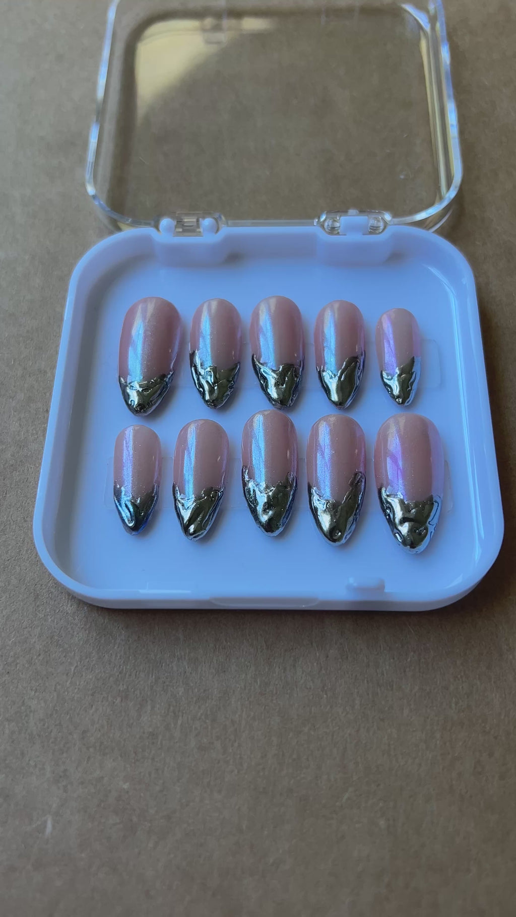 Liquid Chrome Press Ons